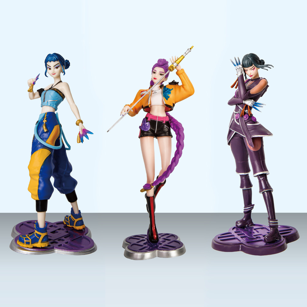 KPOP Witch Hunt Girl Group Zoey Figure Tiger Star Series Witch Hunt Girl Group Lumi Ornament Collectible Desktop Decoration Fan Merchandise Gift for KPOP Fans