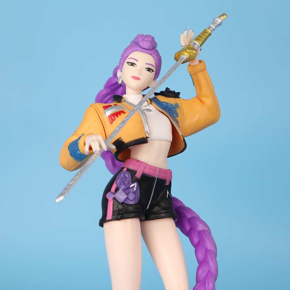 KPOP Witch Hunt Girl Group Zoey Figure Tiger Star Series Witch Hunt Girl Group Lumi Ornament Collectible Desktop Decoration Fan Merchandise Gift for KPOP Fans