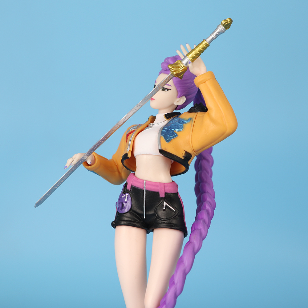 KPOP Witch Hunt Girl Group Zoey Figure Tiger Star Series Witch Hunt Girl Group Lumi Ornament Collectible Desktop Decoration Fan Merchandise Gift for KPOP Fans