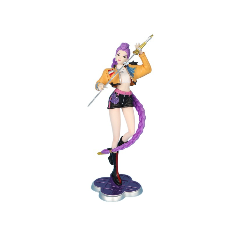 KPOP Witch Hunt Girl Group Zoey Figure Tiger Star Series Witch Hunt Girl Group Lumi Ornament Collectible Desktop Decoration Fan Merchandise Gift for KPOP Fans