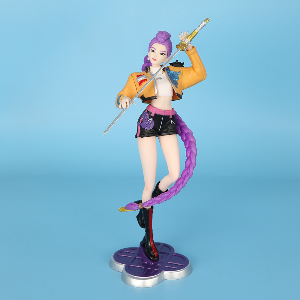 KPOP Witch Hunt Girl Group Zoey Figure Tiger Star Series Witch Hunt Girl Group Lumi Ornament Collectible Desktop Decoration Fan Merchandise Gift for KPOP Fans