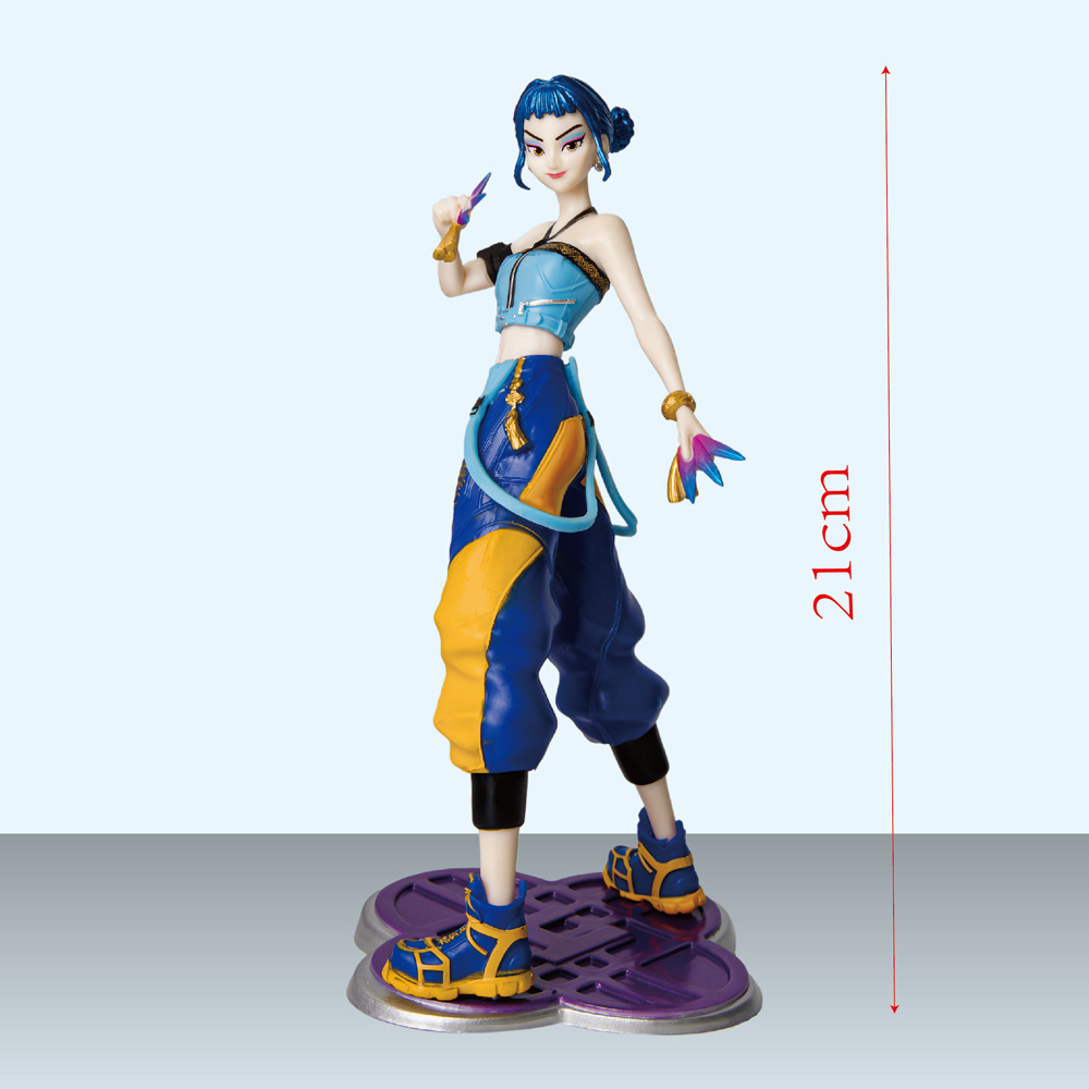 KPOP Witch Hunt Girl Group Zoey Figure Tiger Star Series Witch Hunt Girl Group Lumi Ornament Collectible Desktop Decoration Fan Merchandise Gift for KPOP Fans