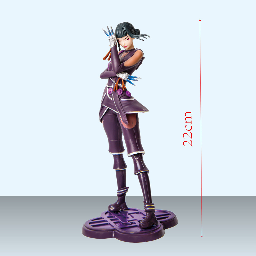 KPOP Witch Hunt Girl Group Zoey Figure Tiger Star Series Witch Hunt Girl Group Lumi Ornament Collectible Desktop Decoration Fan Merchandise Gift for KPOP Fans