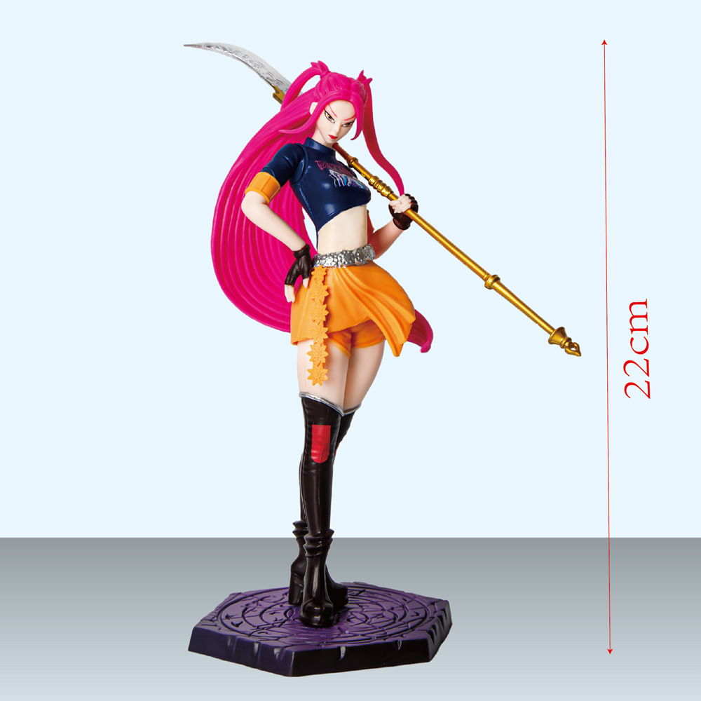 KPOP Witch Hunt Girl Group Zoey Figure Tiger Star Series Witch Hunt Girl Group Lumi Ornament Collectible Desktop Decoration Fan Merchandise Gift for KPOP Fans