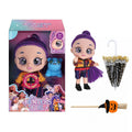 K POP Witch Hunt Girl Group Music Doll Halloween Pumpkin Broom Vinyl Figurine Tiger Umbrella Cute Collectible Toy For Fans Party Decoration Gift