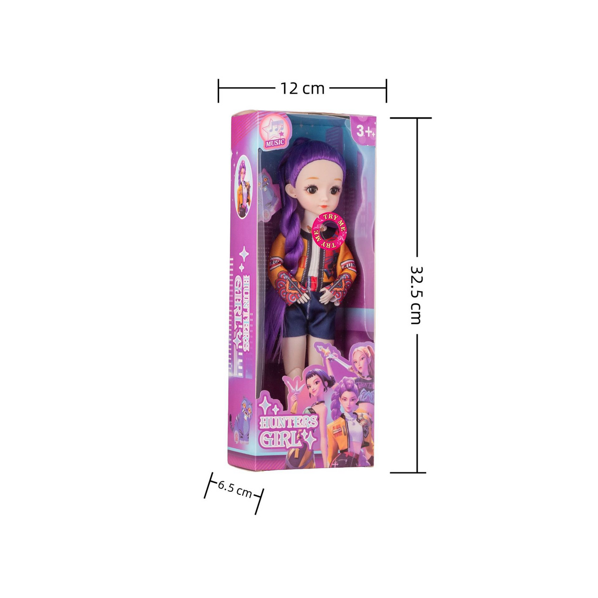 12 Inch 15 Joint Movable K POP Witch Hunt Girl Group Doll Lumi Mila Zo Collectible Figurine For Fans Home Desktop Decoration