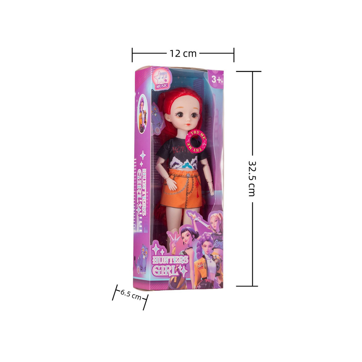 12 Inch 15 Joint Movable K POP Witch Hunt Girl Group Doll Lumi Mila Zo Collectible Figurine For Fans Home Desktop Decoration