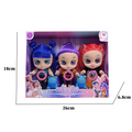 K POP Witch Hunt Girl Group 5D Eye Themed 18CM 7 Inch Mini Tiger Cartoon Plush Doll Toy With Built In Music Stuffed Animal For Kpop Fans Collectible Decor