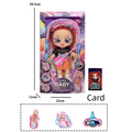 K POP Girl Group Doll Set With Music Multi functional Cradle And Backpack For Kids Pretend Play Toys Gifts For K POP Fans