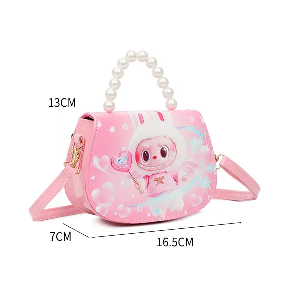 kpop girl group witch hunt theme cute zero wallet anime style kids pearl crossbody bag portable storage pouch for small items stationery cosmetics and daily accessories